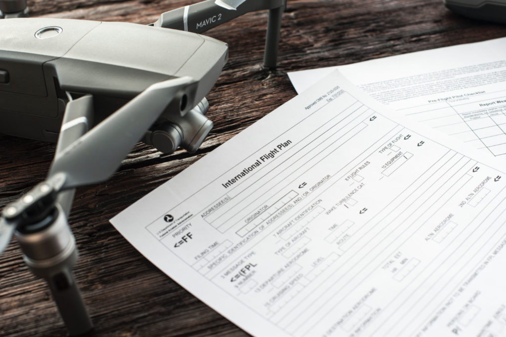 A paper form document on a desk.