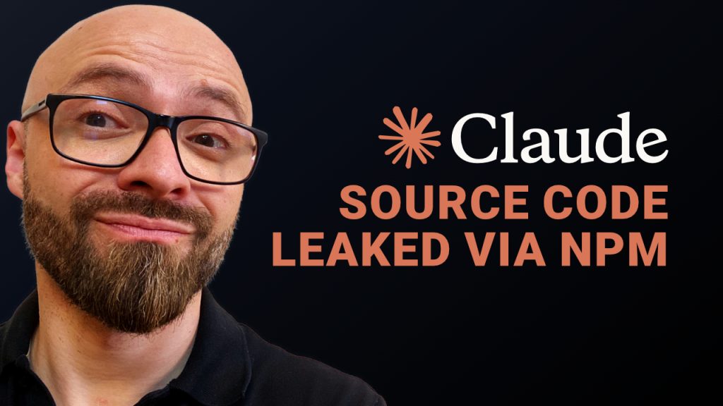 Zoran Jambor next to text "Claude — Source code leaked via NPM"