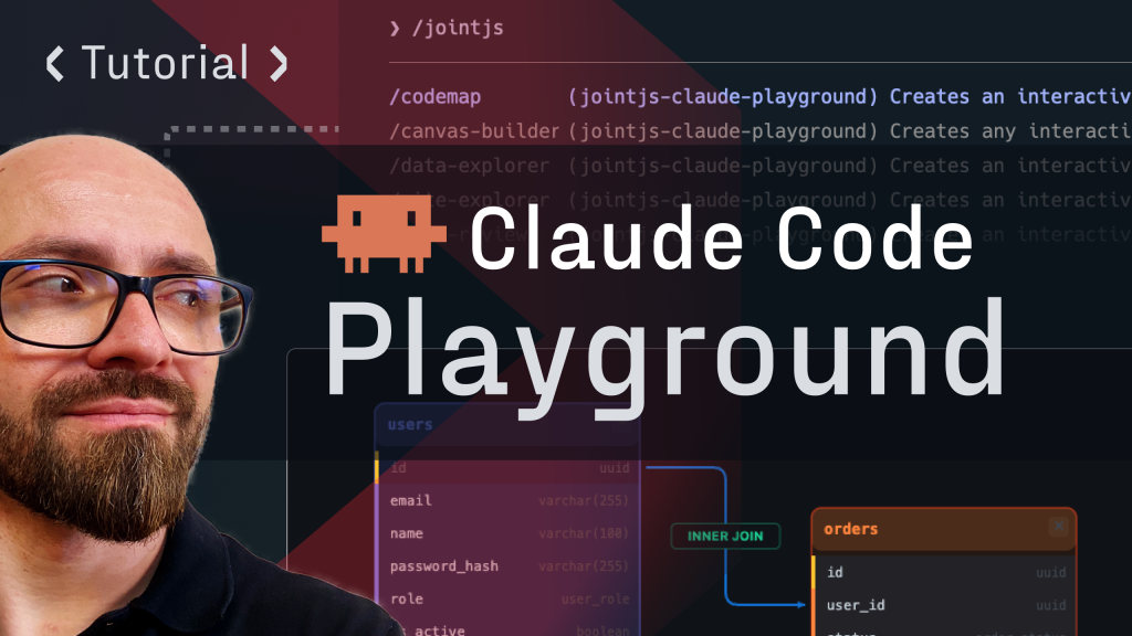 Zoran Jambor next to the title "Claude Code Playground."