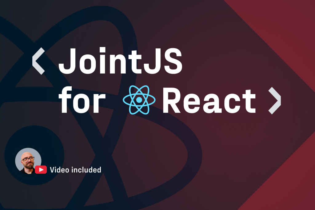 Text JointJS for Rect next to Zoran Jambor's portrait and note "video included/"