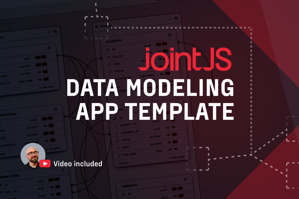 JointJS data modeling app template.