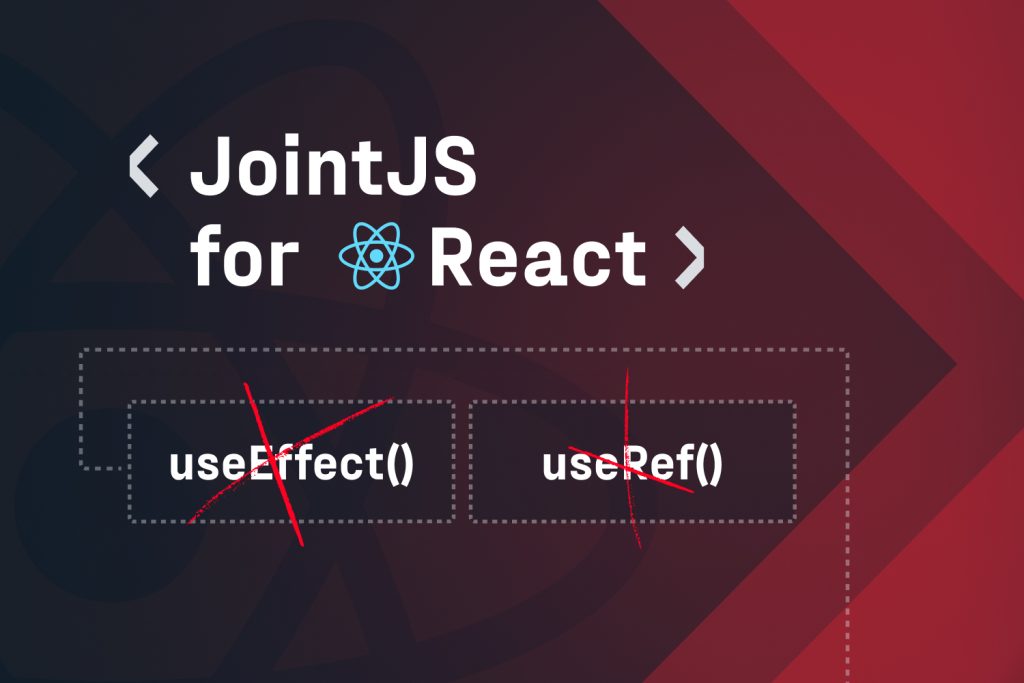 JointJS for React key differences.